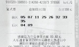 老彩民中大乐透1805万 曾因误删号码错失大奖