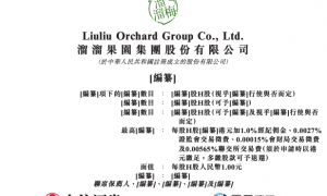 溜溜果园向港交所提交上市申请